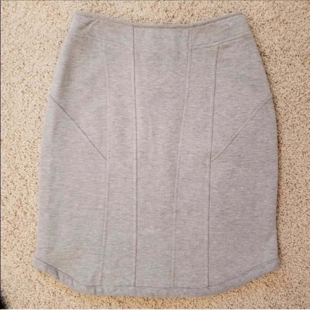 Peace Love World Skirt Fleece Lined Gray Size XS Brand New With Tags